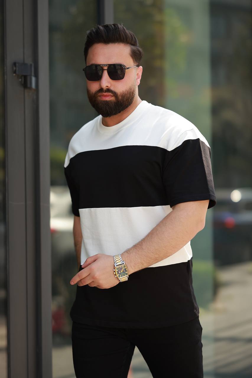 PARÇALI OVERSİZE T-ŞHİRT